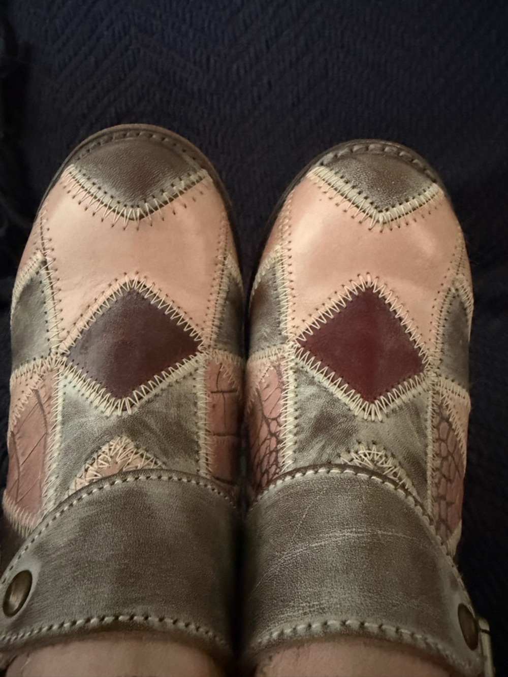 Freebird Blush Multi Patchwork Clog - Picture 3 of 7